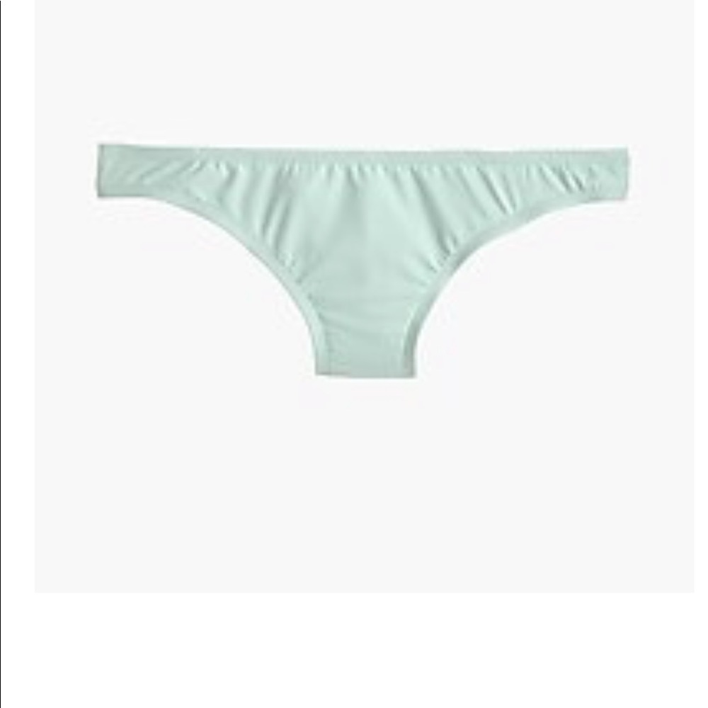 J CREW LOW-RIDE BOTTOM ITALIAN MATTE SEA SPRAY
